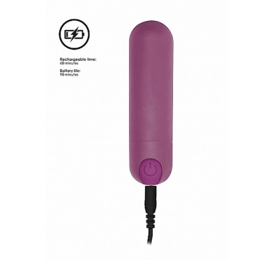 10 Speed Rechargeable Bullet - Purple